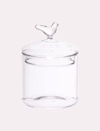 Kling Jar with lid Glass Clear Small