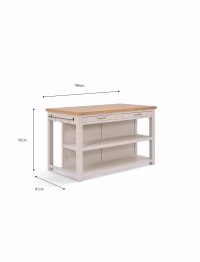 xxxx9.avif Walcote Kitchen Island Clay Wood
