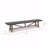 zz3.avif Chilford Bench Large Grey