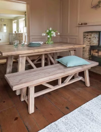 Chilford Solid Wood Bench Small